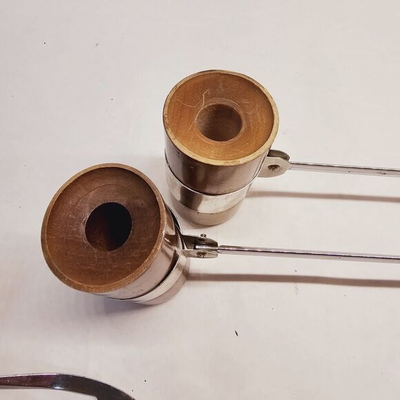 Vintage Mid Century BBQ Utensil Set MCM Grill Salt Pepper Spatula Fork Japan - Picture 5 of 11